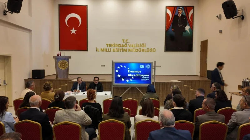 Tekirdağ'da Erasmus+ Okul Eğitimi Akreditasyonu İçin Yeni Dönem Planlaması Yapıldı