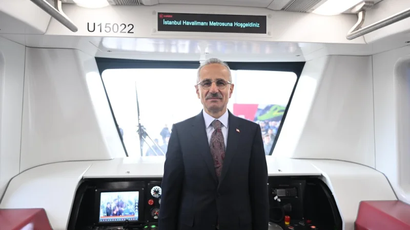 Ulaştırma ve Altyapı Bakanlığı: Türkiye Genelinde Kent İçi Raylı Sistemler 3,25 Milyar Yolcu Taşıdı
