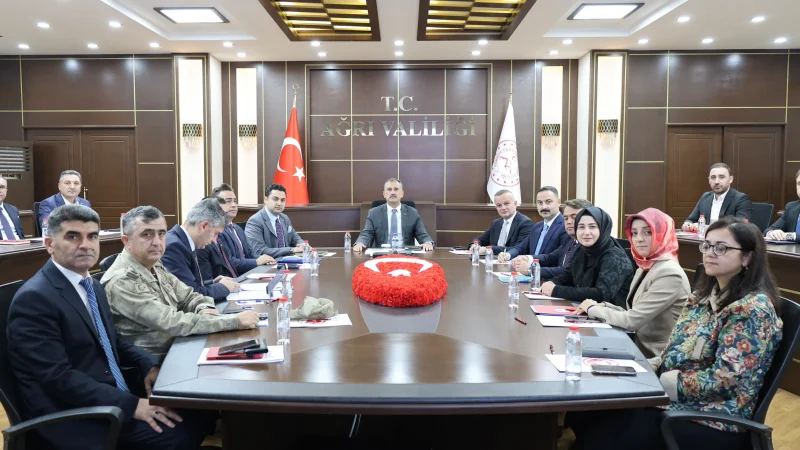 Ağrı'da Ailenin Korunması ve Güçlendirilmesi İl Koordinasyon Kurulu Toplandı