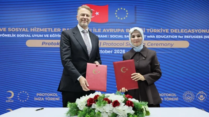 Aile ve Sosyal Hizmetler Bakanlığı ile AB Türkiye Delegasyonu Arasında İşbirliği Protokolü