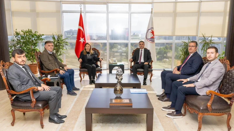 Bafra Kaymakamı Altınpınar OMÜ'de Kurumlar Arası İş Birliği Toplantısına Katıldı