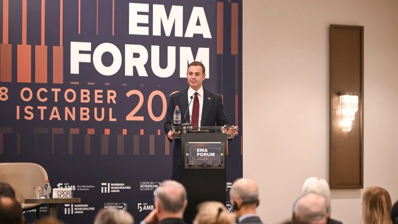 Balıkesir Büyükşehir Belediye Başkanı Akın'dan İstanbul'daki EMA Forumu'nda Metropol Vurgusu