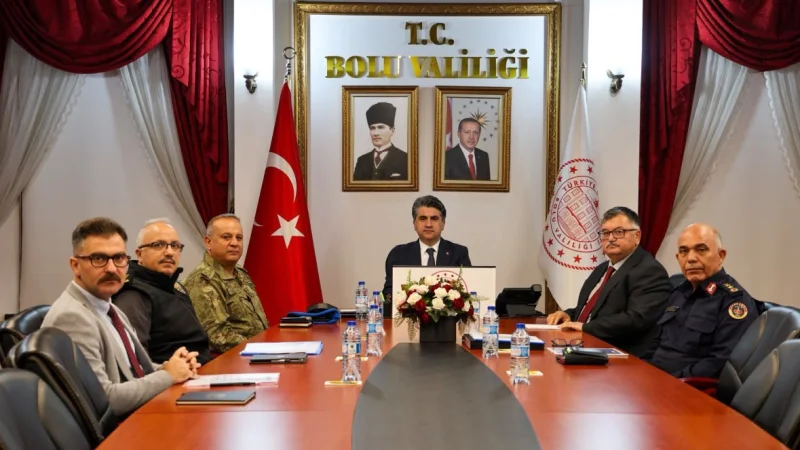 Bolu'da Güvenlik ve Asayiş Masaya Yatırıldı