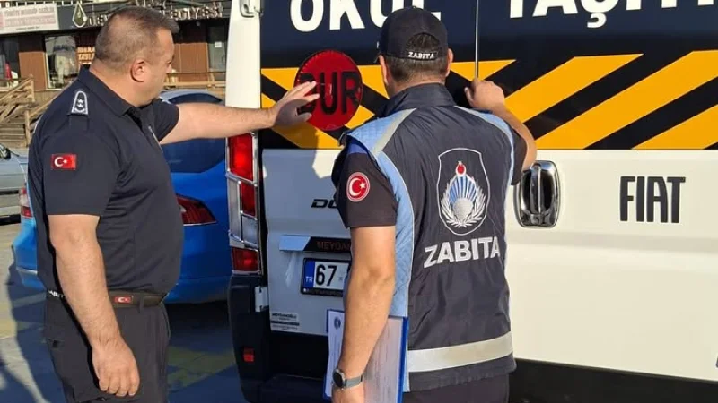Devrek'te Okul Servislerine Yönelik Güvenlik Denetimleri Sürüyor