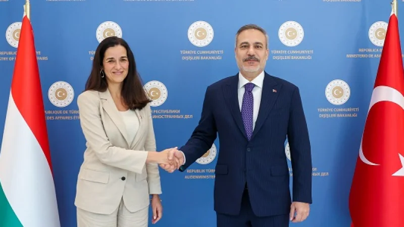 Dışişleri Bakanı Hakan Fidan, Macaristan Başbakan Yardımcısı ve Dışişleri Bakanı Anita Orbán ile Ankara'da Görüştü