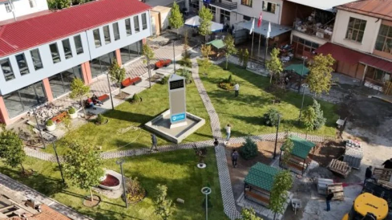 Erzincan Kemah Meydan Projesinde Sona Gelindi