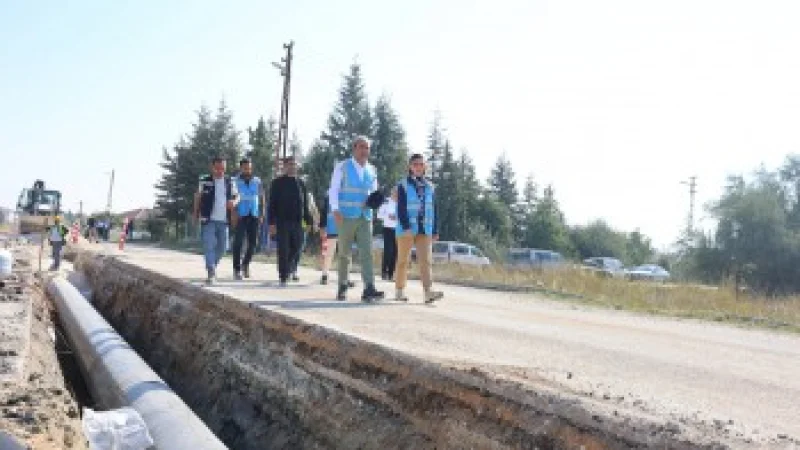 Eskişehir'de Altyapı Yatırımları Yerinde İncelendi