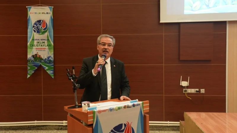 Gaziantep'te Gençlerin İklim Değişikliğiyle Mücadele Vizyonu Çalıştayda Ele Alındı