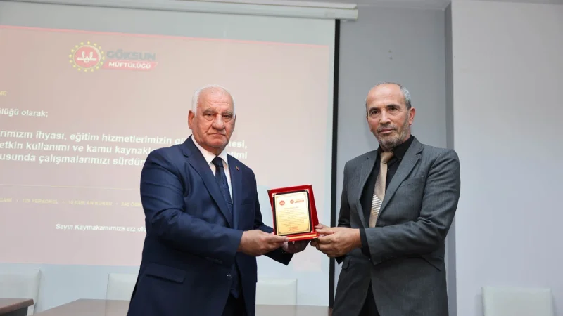 Göksun'da Camiler ve Din Görevlileri Haftası Programı Düzenlendi
