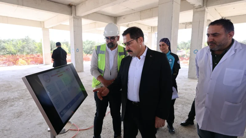 Hatay'da Türkiye'nin İlk Fizik Tedavi ve Psikiyatri Hastanesi Yükseliyor