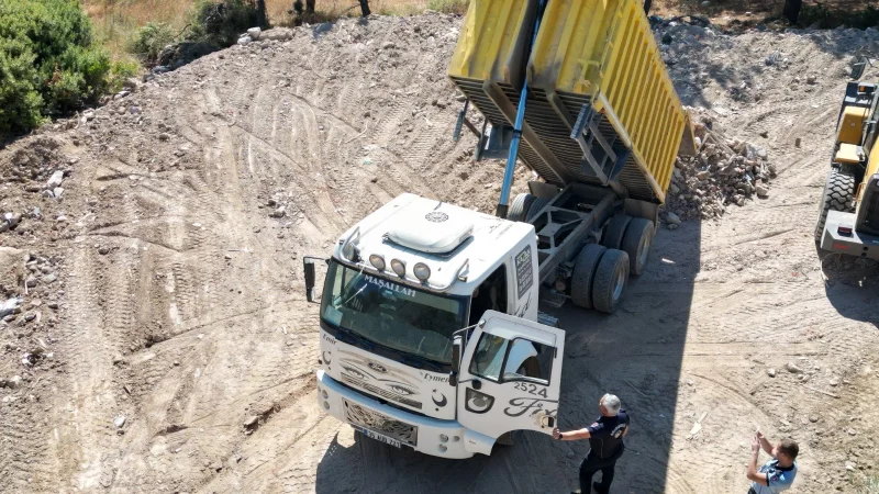 İzmir'de Kaçak Hafriyat Dökümüne Karşı Teknolojik Denetim Ağı