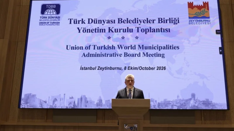 Kahramanmaraş Büyükşehir Belediye Başkanı Fırat Görgel, Türk Dünyası Belediyeler Birliği Başkanı Oldu