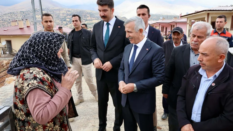 Kahramanmaraş Valisi Mükerrem Ünlüer Nurhak'ta Yatırımları İnceledi