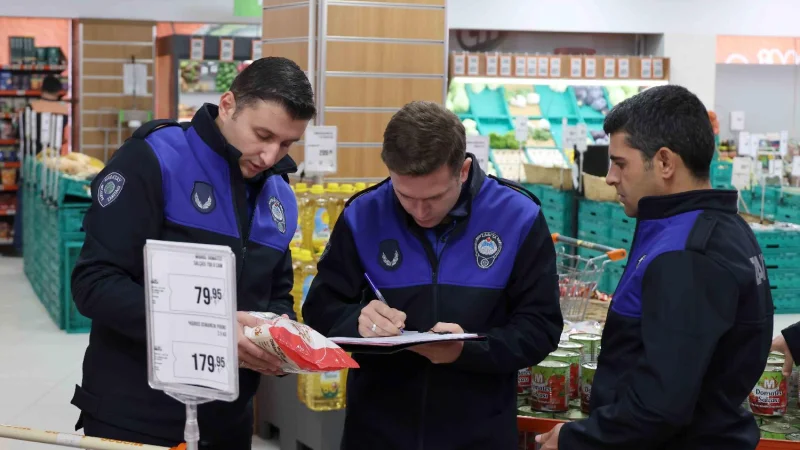 Karatay'da Market ve Okul Kantinlerine Yönelik Sıkı Gıda Denetimi