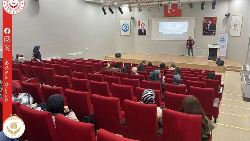 Kars'ta Üniversite Öğrencilerine Yönelik “Saygılı Yaşam ve Güvenli İlişkiler” Eğitimi Verildi