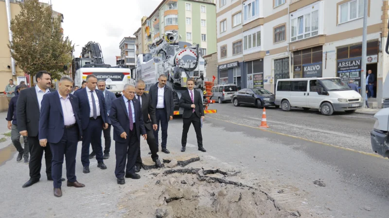 Kayseri'nin Develi İlçesinde 300 Milyon TL'lik Altyapı Yatırımı Başlatıldı