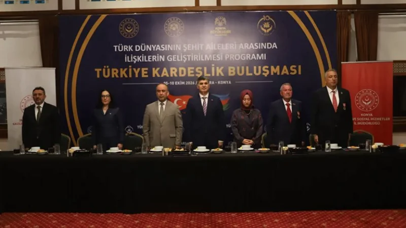 Konya'da Türkiye Kardeşlik Buluşması Kapsamında Akşam Yemeği Düzenlendi