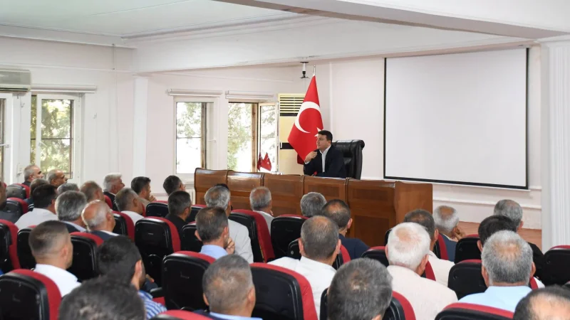 Nusaybin'de Muhtarlarla İstişare ve Değerlendirme Toplantısı Gerçekleştirildi