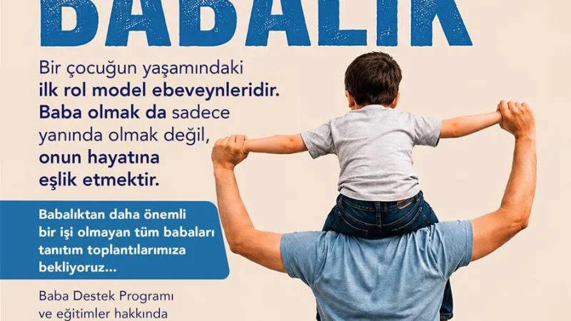 Odunpazarı Belediyesi ve AÇEV'den Babalara Yönelik Destek Programı