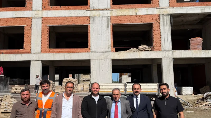 Ondokuzmayıs'ta 2.000 Kişilik KYK Yurdu İnşaatı İncelendi