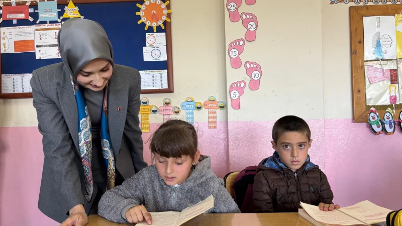 Ulubey'de Kaymakam Çetin'den Okul Ziyareti ve Fidan Dikim Etkinliği