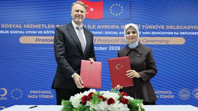 Aile ve Sosyal Hizmetler Bakanlığı ile AB Türkiye Delegasyonu Arasında İşbirliği Protokolü İmzalandı
