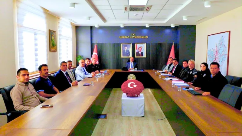 Akhisar'da Spor Güvenliği Toplantısı Yapıldı