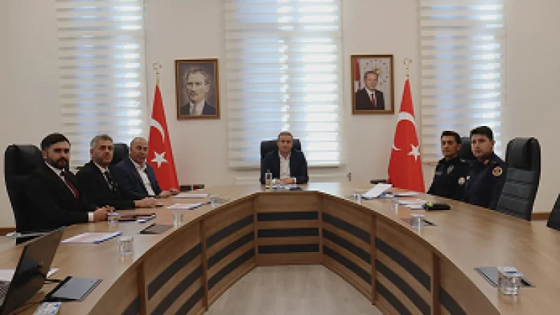 Alaca'da Okul Güvenliği İçin Kapsamlı Toplantı