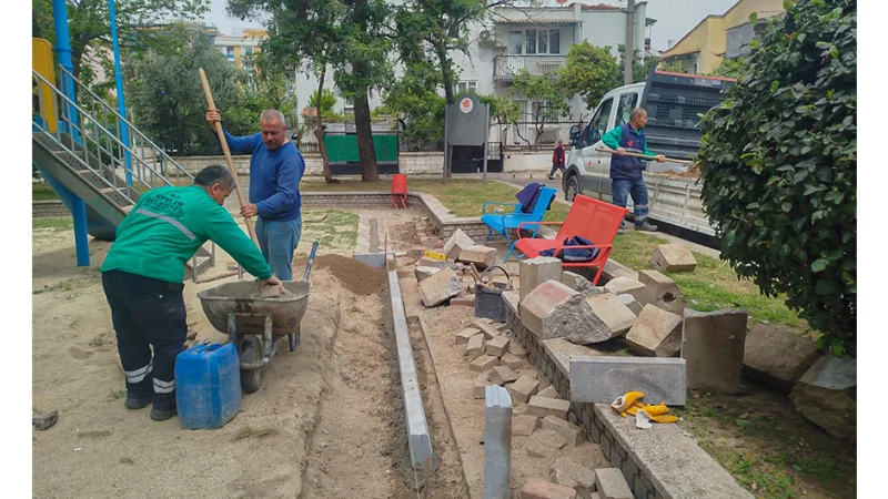 Aydın Efeler'de Parklar Güvenli Hale Getiriliyor
