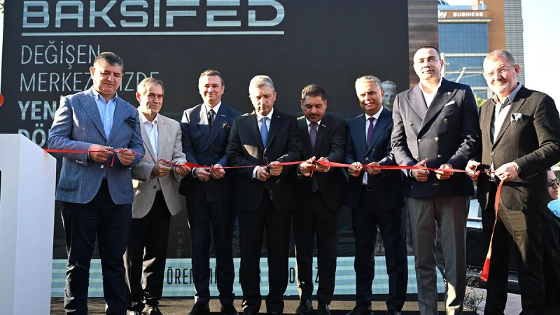 BAKSİFED'in Yeni Hizmet Binası Antalya'da Törenle Açıldı