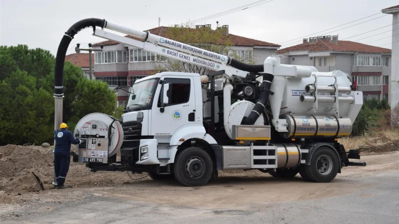 Balıkesir'de Altyapı Çalışmaları İçin Yeni Vactorler Sahaya İndi