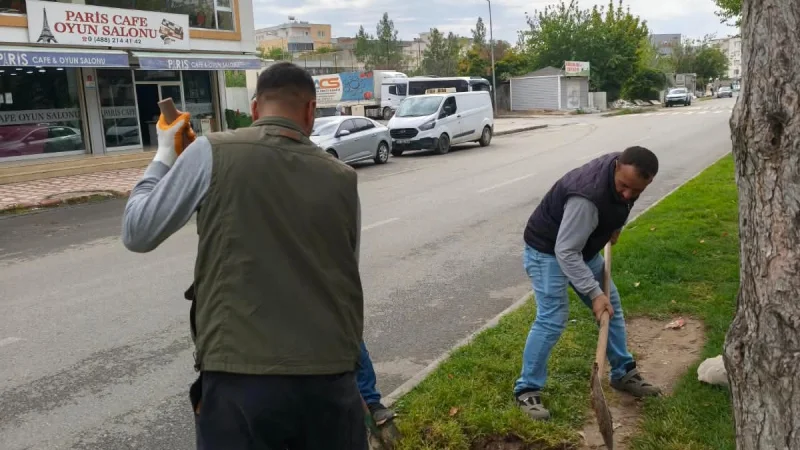 Batman'da Yeşil Alanların Sulama Altyapısı Yenileniyor