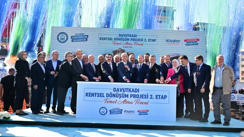 Bursa'da Davutkadı Kentsel Dönüşüm Projesi'nin İkinci Etabı Başladı