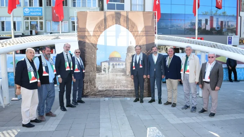 Bursa'da Filistin Dayanışma Günleri Başladı: Kestel'de Anlamlı Buluşma