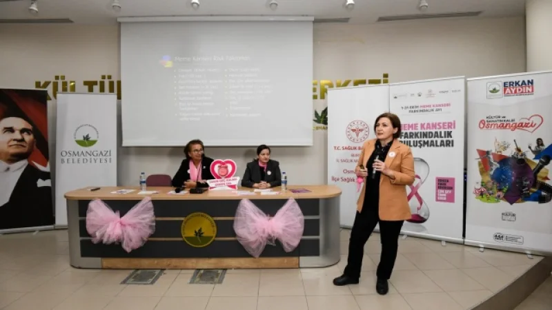 Bursa'da Meme Kanseri Farkındalık Buluşmaları Düzenlendi