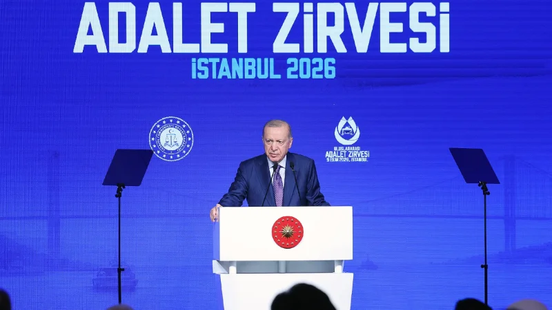 Cumhurbaşkanı Erdoğan'dan Uluslararası Adalet Zirvesi'nde Küresel Sistem Eleştirisi