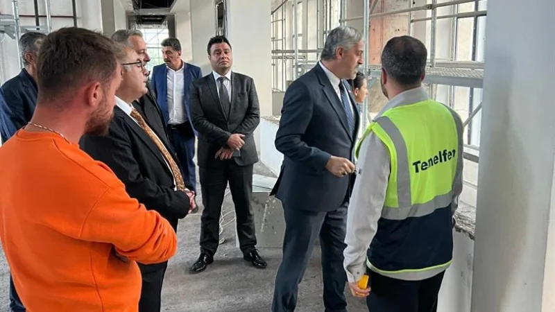 Elazığ İl Tarım ve Orman Müdürlüğü'nün Yeni Hizmet Binasında İnşaat Sürüyor