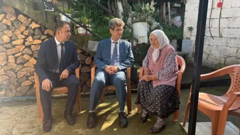 Görele Kaymakamı İbrahim Civelek'ten Şehit Ailesine Ziyaret