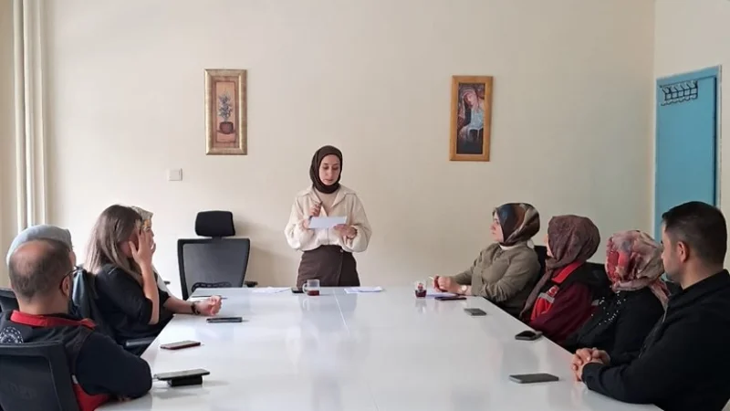 Gümüşhane'de Meslek Elemanlarına Yönelik Kurum İçi Eğitim Düzenlendi