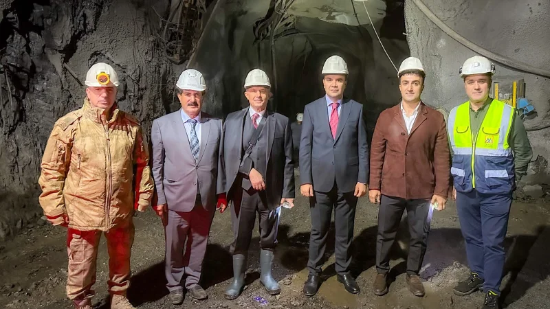Hakkari Valisi İbrahim Taşyapan'dan Maden İşletmesine İnceleme
