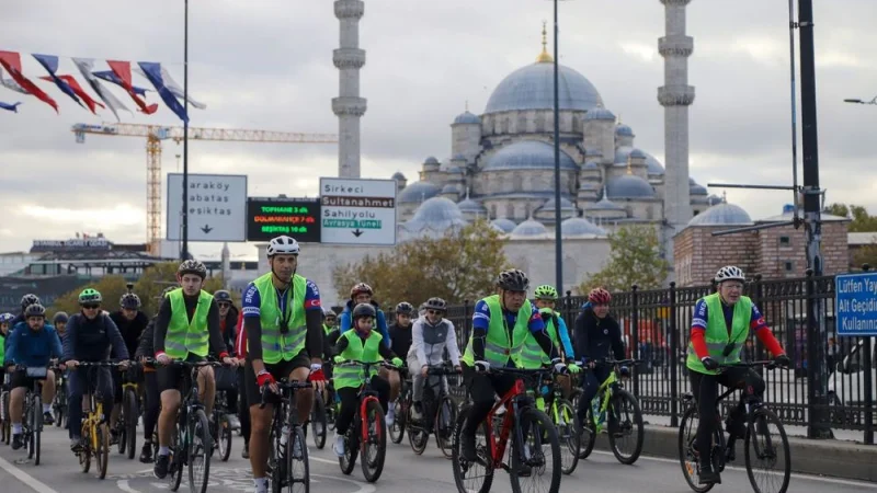 İstanbul'da Tarihi Yarımada Bisiklet Turu İçin Geri Sayım Başladı