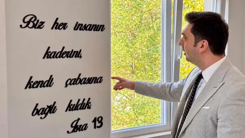 Kabataş Kaymakamı Ali Can Uludağ'dan Senai Yediyıldız Anadolu İmam Hatip Lisesi'ne Ziyaret