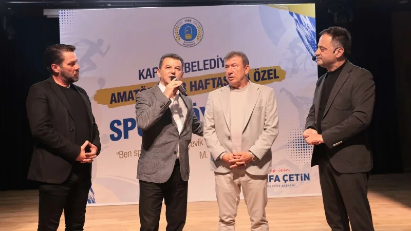 Kapaklı'da Amatör Spor Haftası Söyleşisinde Tanju Çolak ve Fırat Aydınus Rüzgarı