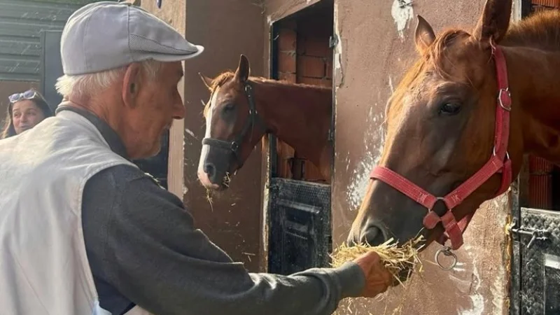 Kastamonu'da Huzurevi Sakinlerinden At Çiftliğine Ziyaret