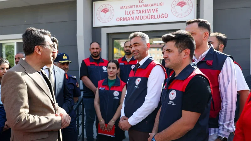 Mazgirt'te Yeni İlçe Tarım ve Orman Müdürlüğü Hizmet Binası Faaliyete Geçti