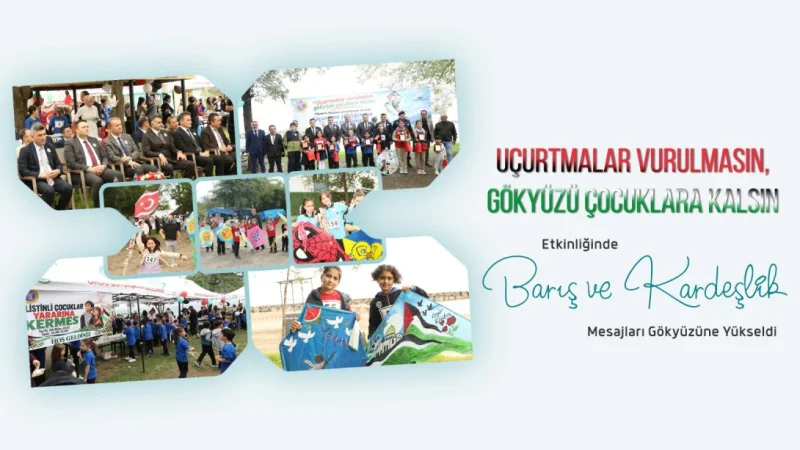 Ordu'da Öğrencilerden Gazze İçin Barış Çağrısı: Gökyüzü Uçurtmalarla Renklendi