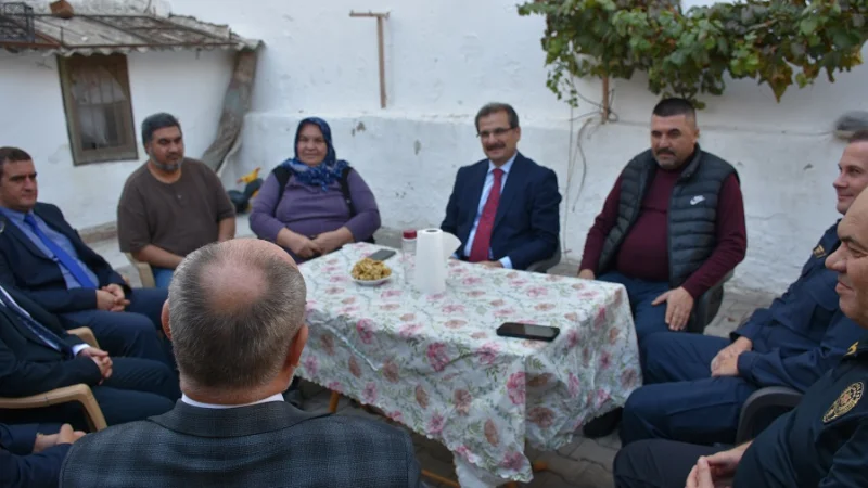 Salihli Kaymakamı Güldoğan'dan Şehit Ailesine Sene-i Devriye Ziyareti