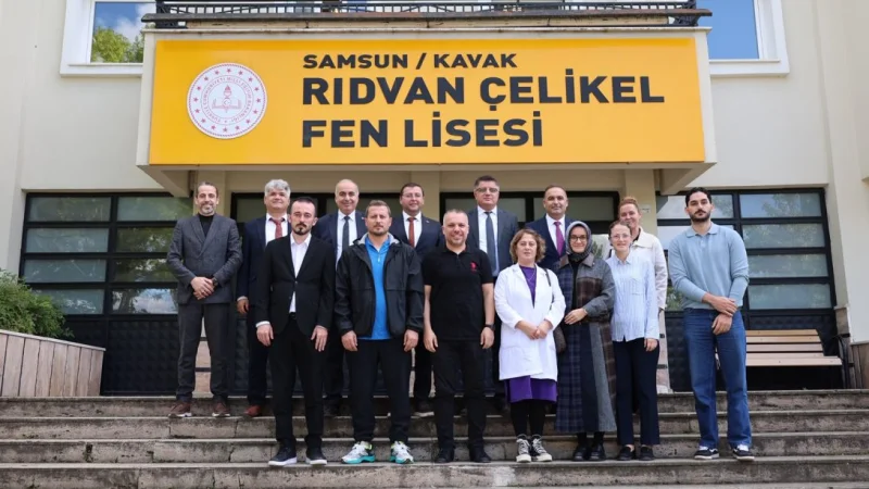 Samsun İl Milli Eğitim Müdürü Dr. Murat Ağar'dan Kavak'ta Eğitim İncelemeleri