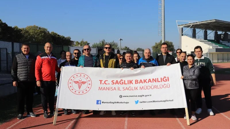 Saruhanlı'da Dünya Yürüyüş Günü Dolayısıyla Farkındalık Yürüyüşü Düzenlendi