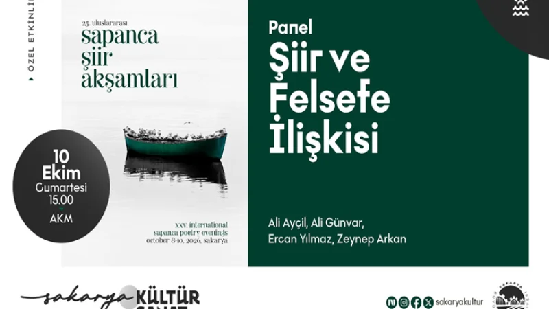 Uluslararası Sapanca Şiir Akşamları Fİnal Programıyla Sona Eriyor